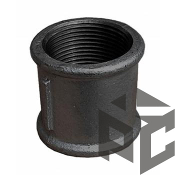 Муфта чугун ВР/ВР Ду 50 (2") (ЕЕ 45) ГОСТ 8955-75 от производителя "Рускон"