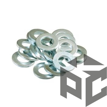 Шайба плоская  М12    цинк  фото. Шайба плоская  М12    цинк  оптом и в розницу. Доставка по РФ. Шайба плоская  М12    цинк  от производителя "Рускон"