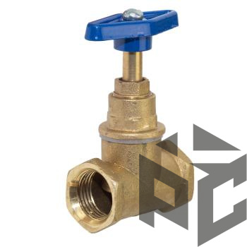 Клапан (вентиль) запорный латунный 15Б3р Ду 40 (1 1/2") Ру 16 фото. Клапан (вентиль) запорный латунный 15Б3р Ду 40 (1 1/2") Ру 16 оптом и в розницу. Доставка по РФ. Клапан (вентиль) запорный латунный 15Б3р Ду 40 (1 1/2") Ру 16 от производителя "Рускон"