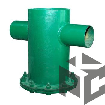 Грязевик вертикальный приварной Ду 150 Ру 16 Техкомплект от производителя "Рускон"