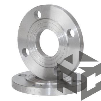 Фланец сталь 09Г2С плоский Ду 50 Ру 10 ГОСТ 12820 Техкомплект от производителя "Рускон"