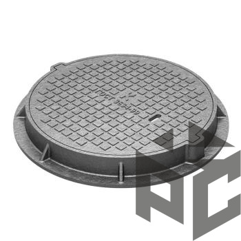 Люк чугун Л (легкий) А15 Ду710х40мм (1.5т) Центролит от производителя "Рускон"