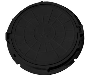 Люк полимер-песчаный Ду750 (25т) черный