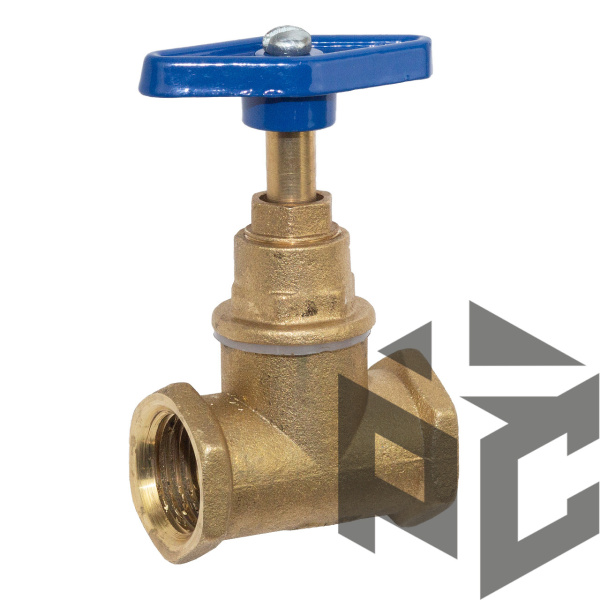 Клапан (вентиль) запорный латунный 15Б3р Ду 40 (1 1/2") Ру 16 фото. Клапан (вентиль) запорный латунный 15Б3р Ду 40 (1 1/2") Ру 16 оптом и в розницу. Доставка по РФ. Клапан (вентиль) запорный латунный 15Б3р Ду 40 (1 1/2") Ру 16 от производителя "Рускон"