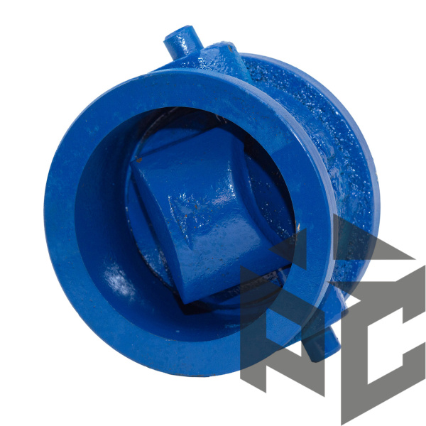 Клапан обратный чугунный поворотный (19ч21бр) Ду 80 Ру 16 межфл КАЗ от производителя "Рускон"