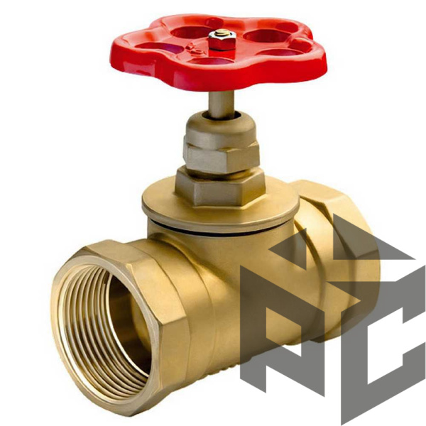 Клапан (вентиль) запорный латунный 15б1п Ду 15 (1/2") Ру 16 фото. Клапан (вентиль) запорный латунный 15б1п Ду 15 (1/2") Ру 16 оптом и в розницу. Доставка по РФ. Клапан (вентиль) запорный латунный 15б1п Ду 15 (1/2") Ру 16 от производителя "Рускон"